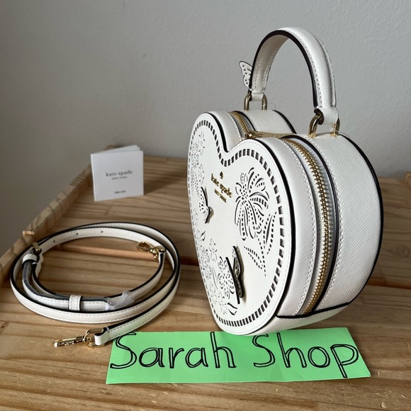 ♠️Kate Spade Love Shack Perforated Heart Crossbody - Picture 5 of 14